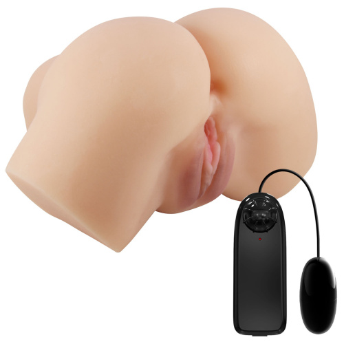 Hailey Realistic Vagina and Ass Vibrator - Light  5