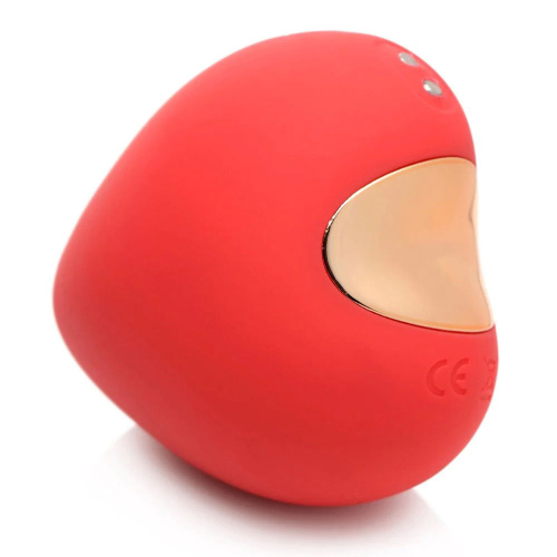 Shegasm 10x Heart Desire Silicone Suction Clit  Stimulator - Red  3