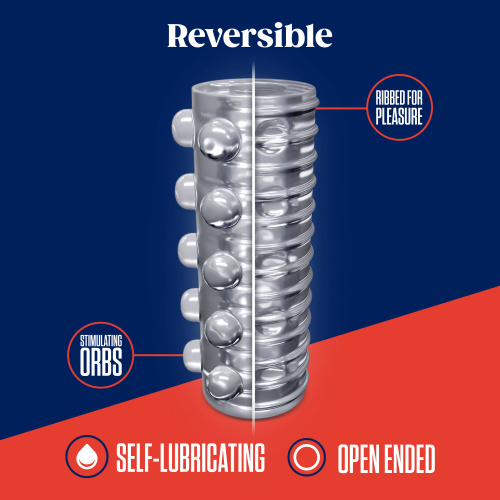 Rize - Swich - Glow in the Dark Self -Lubricating  Stroker  - Clear  4