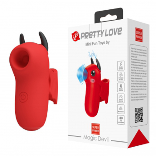 Magic Devil Finger Vibrator - Red  2