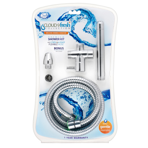 Fresh + Premium Shower Enema Kit  With Diverter and Tips  3