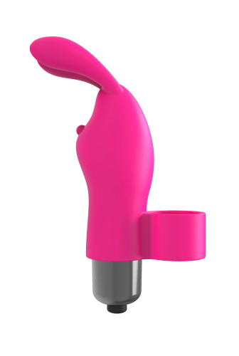 The 9's Flirt Bunny Finger Vibrator - Pink  2