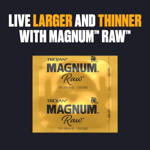 Trojan Magnum Raw 3 Ct Condoms  3