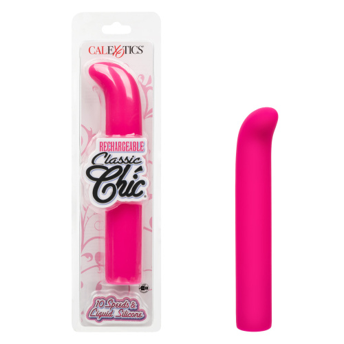 Rechargeable Classic Chic Standard "G" Vibrator - Pink  4