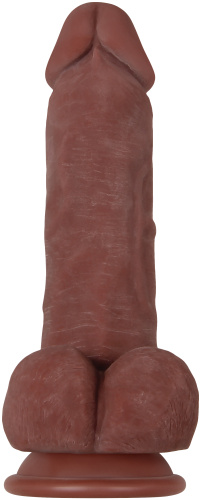 Real Supple Poseable Girthy Dark 8.5 Inch  3