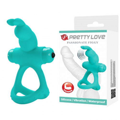 Passionate Figgy Penis Ring - Turquoise  2