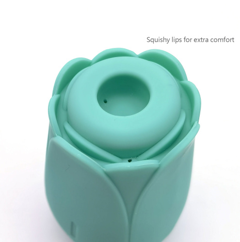 Tulip Pro 15-Function Suction Vibe With Wireless  Charging - Teal Blue  2