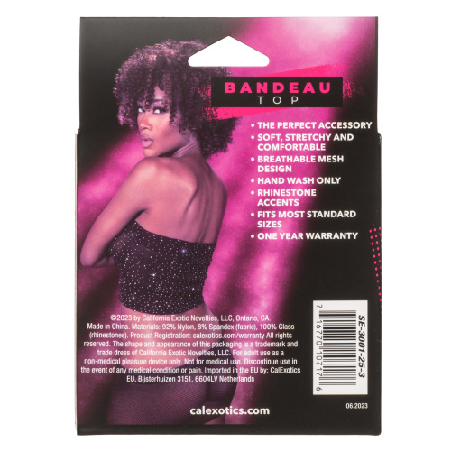 Radiance Bandeau Top - Black  3