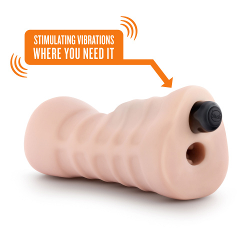 Enlust - Destini - Vibrating Stroker - Beige  4
