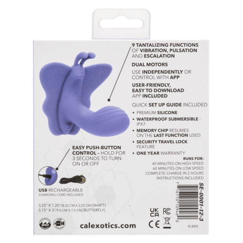 Calexotics Connect Venus Butterfly - Periwinkle  2