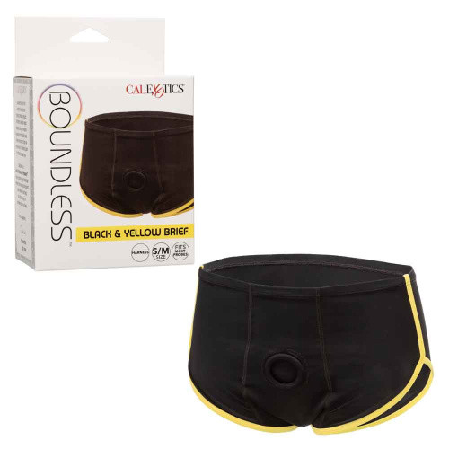 Boundless Black and Yellow Brief - Small/medium -  Black/yellow  4