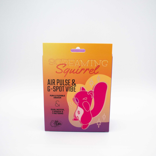Screaming Squirrel Air Pulse and G-Spot Vibrator - Pink  2