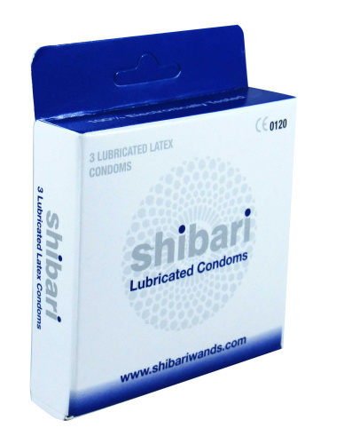 Shibari Lubricated Condoms - 3 Pack  2