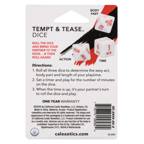 Tempt and Tease Dice  2