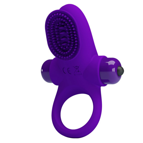 Pretty Love Vibrating Cock Ring II - Purple  4
