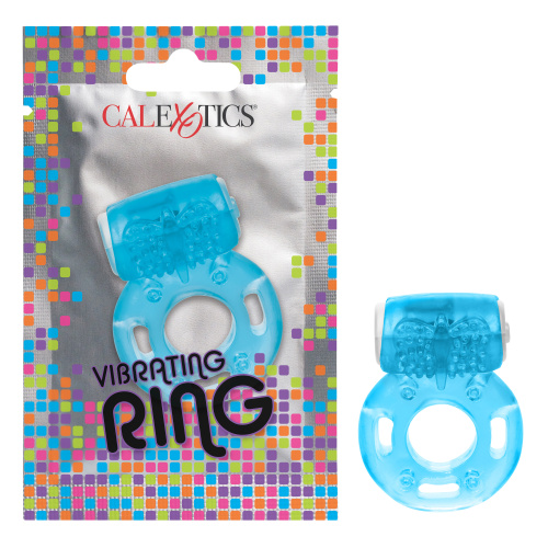 Foil Pack Vibrating Ring - Blue  4
