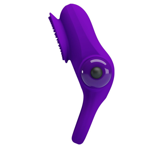Pretty Love Vibrating Cock Ring II - Purple  2