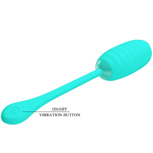 Kirk Rechargeable Vibrating Egg - Turquoise  5