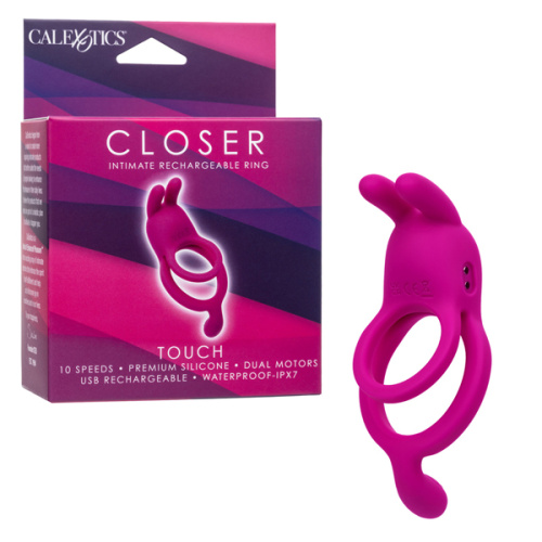 Closer Intimate Rechargeable Ring Touch - Pink  2