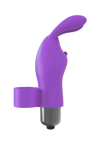 The 9's Flirt Finger Bunny Finger Vibrator - Purple  5