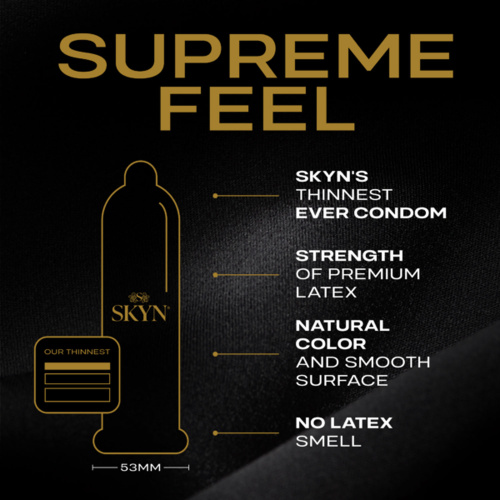 Skyn Supreme Feel 3 Count Condoms  3
